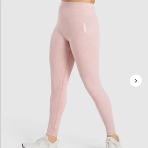 GYMSHARK ADAPT light pink leggings